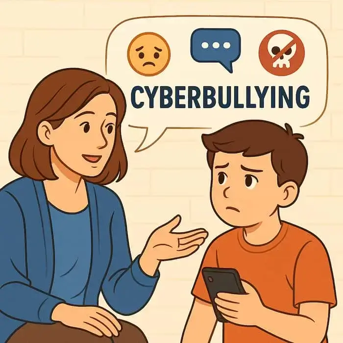 discuss cyberbullying with your child