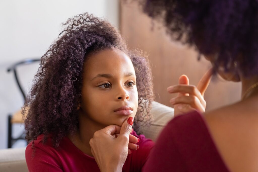 Help a child who is afraid of disappointing others